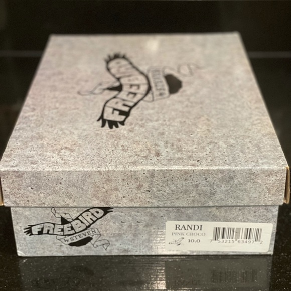 Freebird Randi Pink Croco Size 10 - Picture 5 of 5